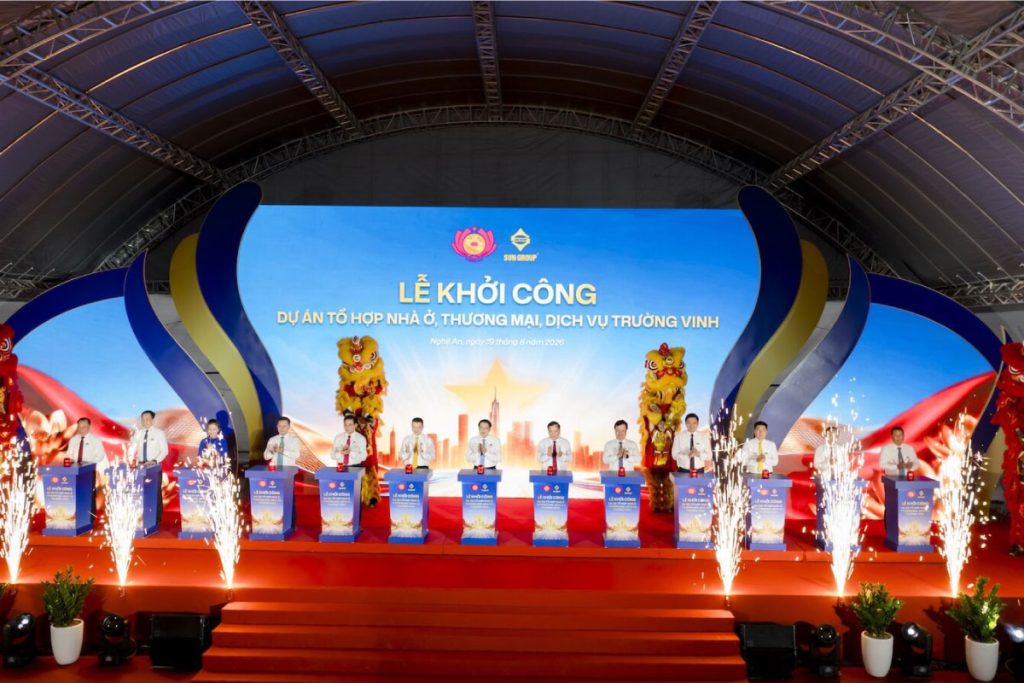lễ khởi công sun trường vinh nghệ an