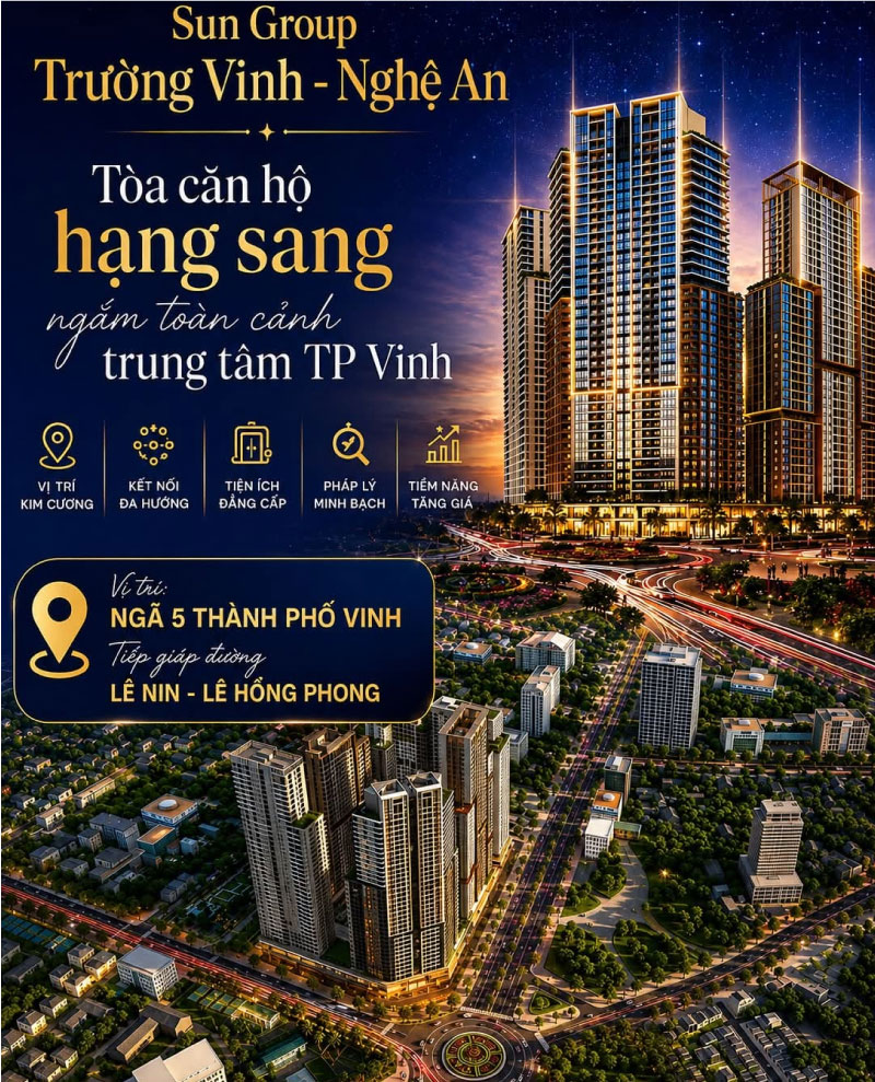 tổng quan dự án sun trường vinh